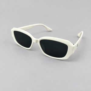 Gafas Kōmori White Black - iluminación de estudio