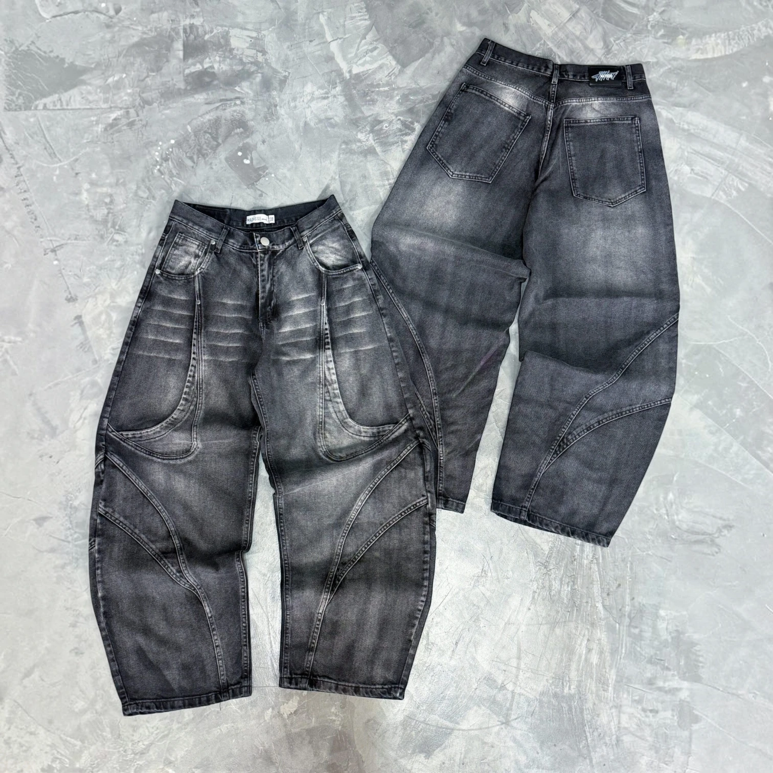 Pantalón Baggy Slash - Imagen 3