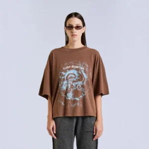 Remera Monsterhead Marron KK