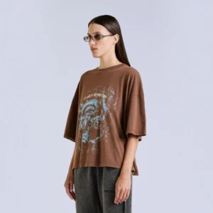 Remera Monsterhead Marron KK