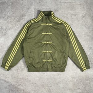 Chaqueta Fú Gamuza – Verde Oliva