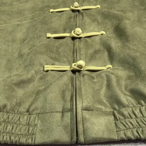 Chaqueta Fú Gamuza – Verde Oliva