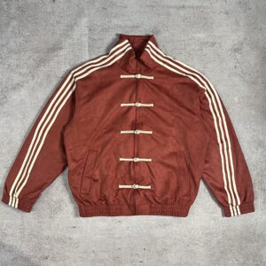 Chaqueta Fú Gamuza – Roja