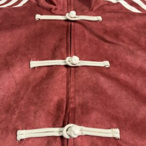Chaqueta Fú Gamuza – Roja