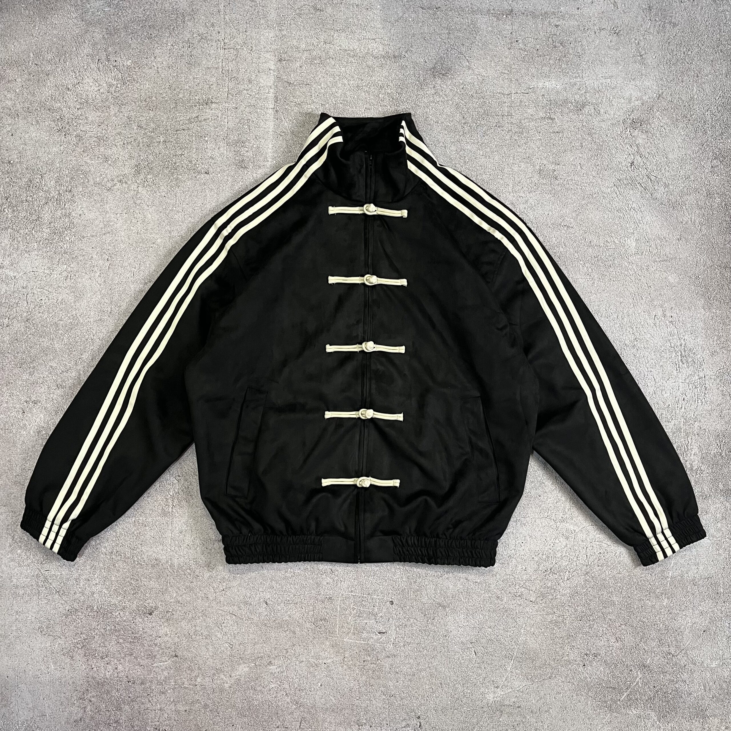 Chaqueta Fú Gamuza – Negra