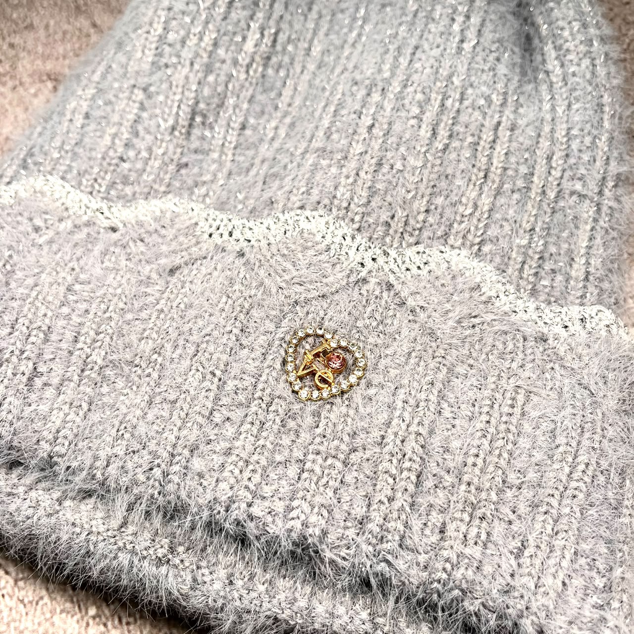Gorro Brillitos Gris - Imagen 2