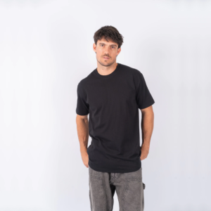Remera Regular Algodón 20.1 Negra KTX