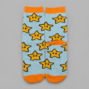 Medias Mario Bros Estrellas CSK — Vista principal sobre fondo gris