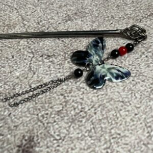 Horquilla Mariposa Batik con Cadenas