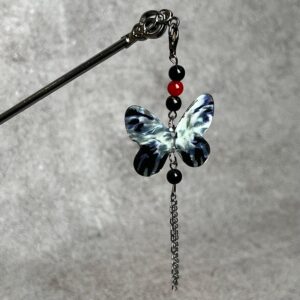 Horquilla Mariposa Batik con Cadenas